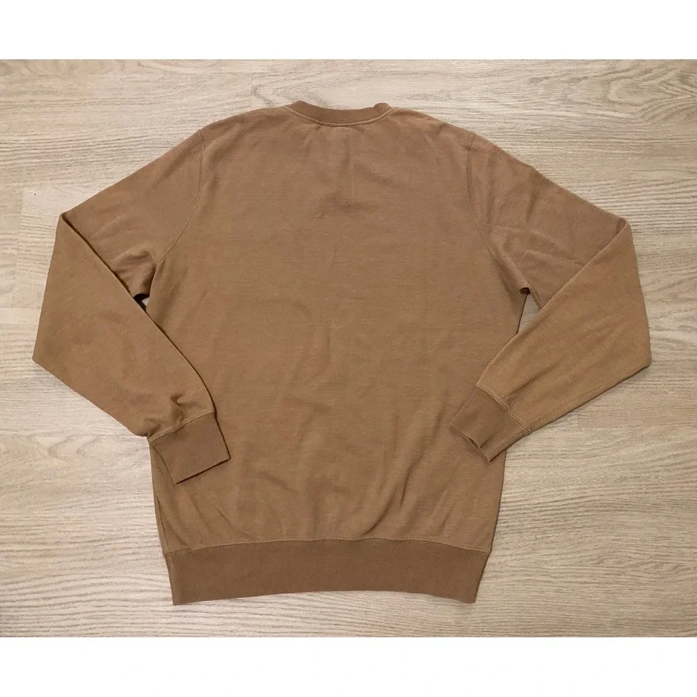 Vuori‎ Jeffreys Pullover Mens M Camel Heather Athleisure Gorpcore V218